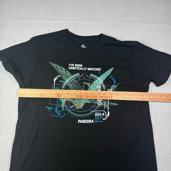 Avatar Pandora Disney Parks Animal Kingdom Shirt Black Large New without Tag - Picture 4 of 5